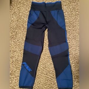 PINK Blue Leggings
